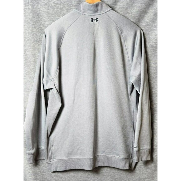 Under Armour Cold Gear Mens Storm 1/4 Zip Sweatshirt Gray Size 3XL - Picture 6 of 10